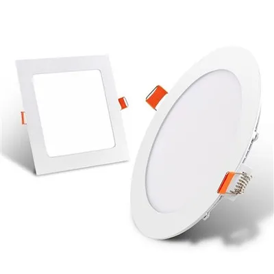 Dirije Panel White Square Plafon Limyè