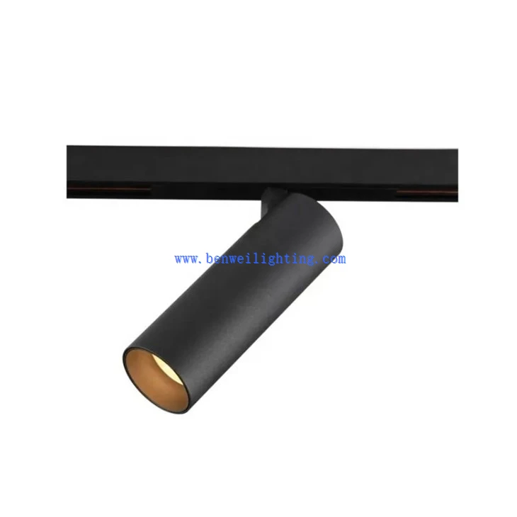 black ceiling track