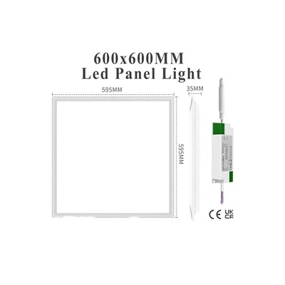 Led plat Panel limyè 220-277V 6000K 10W
